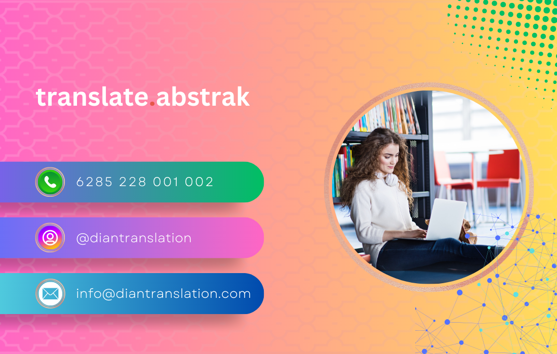 jasa penerjemahan abstrak