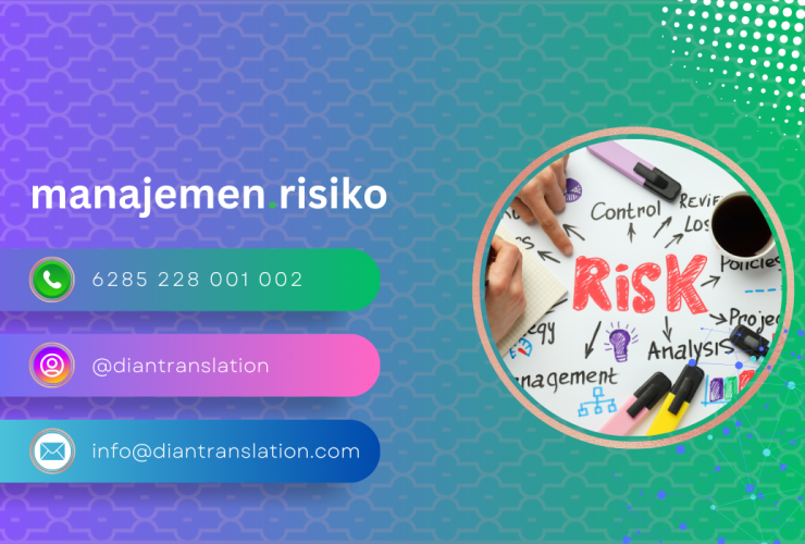 Jasa translate abstrak manajemen risiko