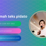 terjemah teks pidato