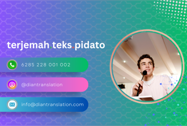 terjemah teks pidato