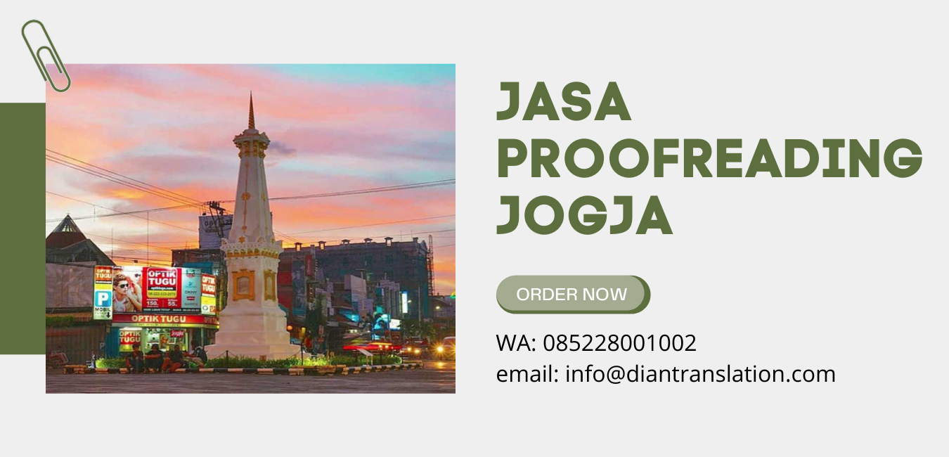 Jasa proofreading di jogja